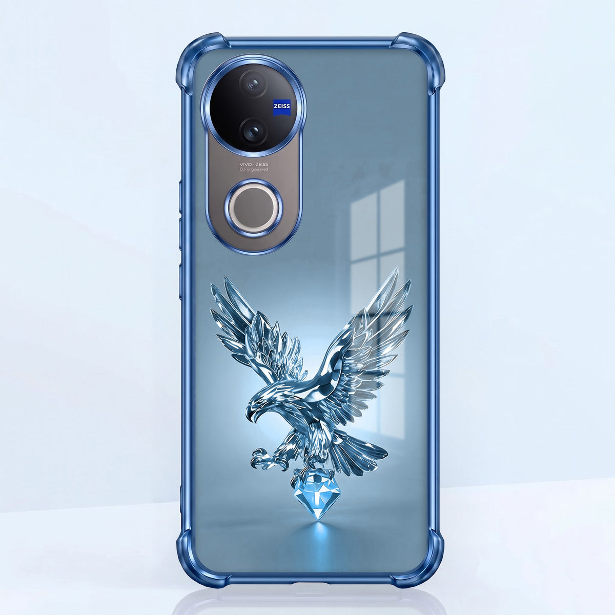 Vivo V50 5G Blue Eagle Airbags Printed Back Case