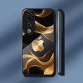 Vivo V40 Pro 5G Premium Acrylic Shockproof Glass Back Case (Wave Apple)
