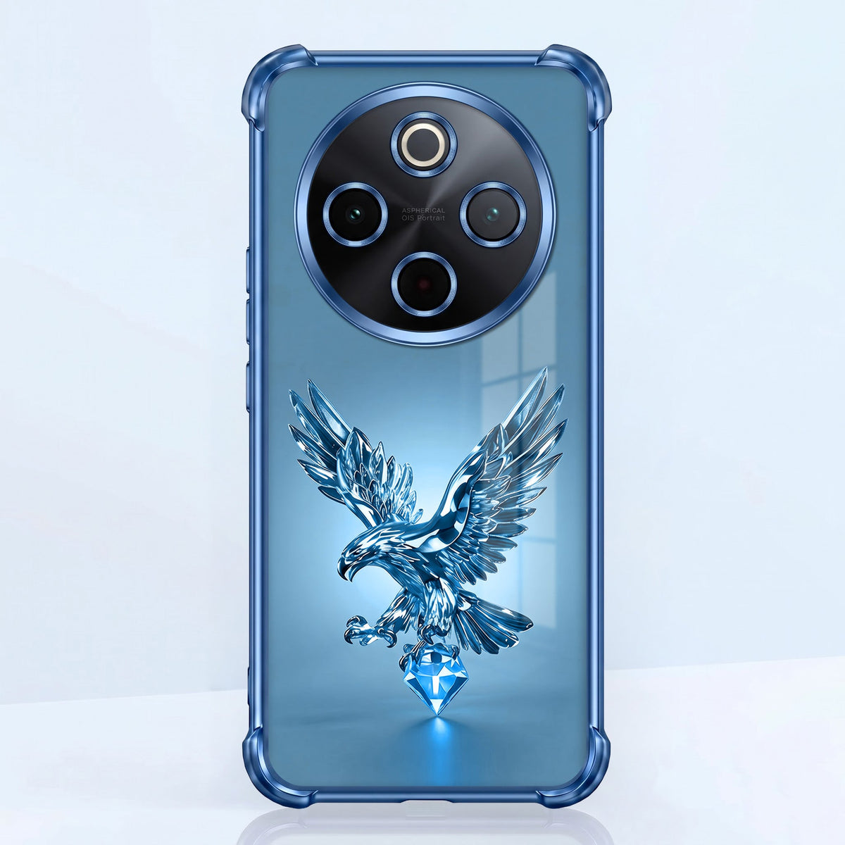 Vivo T4 5G Blue Eagle Airbags Printed Back Case