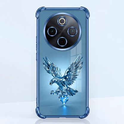 Vivo T4 5G Blue Eagle Airbags Printed Back Case