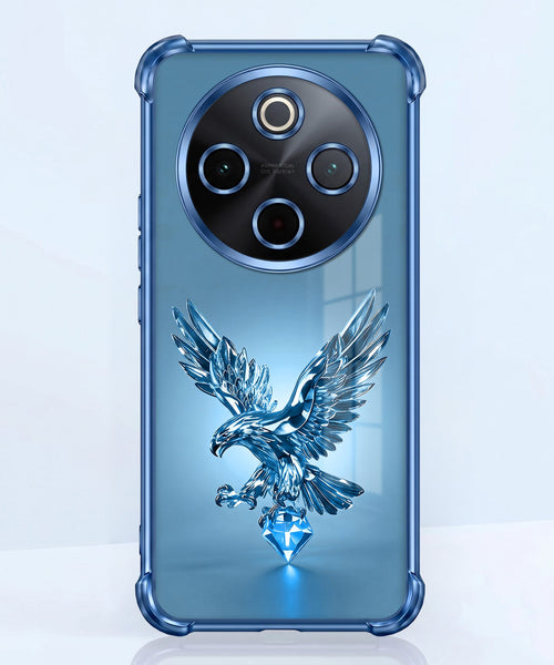 Vivo T4 5G Blue Eagle Airbags Printed Back Case