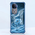 Vivo V50 5G Blue Rose Airbags Printed Back Case