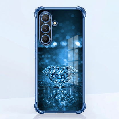 Samsung Galaxy A36 5G Blue Diamond Airbags Printed Back Case
