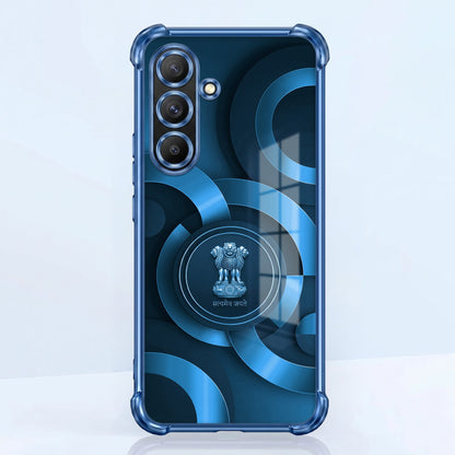 Samsung Galaxy A36 5G Blue Emblem Airbags Printed Back Case