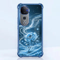 Vivo V40 Pro 5G Blue Rose Airbags Printed Back Case
