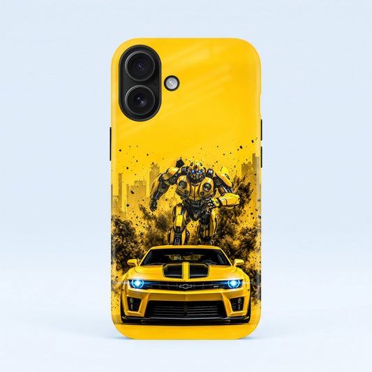 Iphone 16 5g Yellow Transformers Car Protective Case