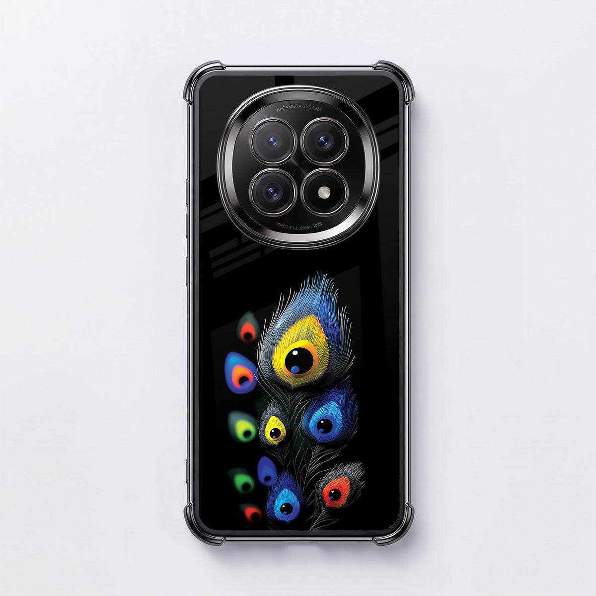 Oppo F29 5G Multi-Feather Peacock Airbags Printed Back Case