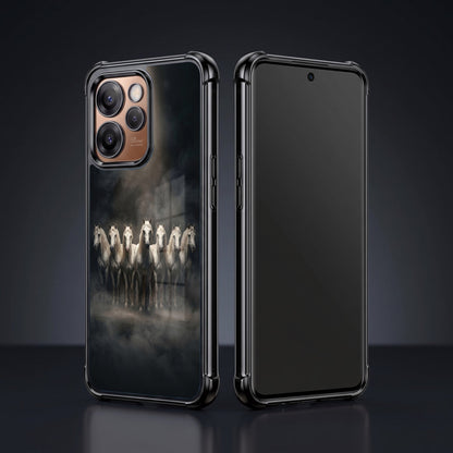 Oppo Reno 15 Pro Mini 5G Running Horses Airbags Printed Back Case