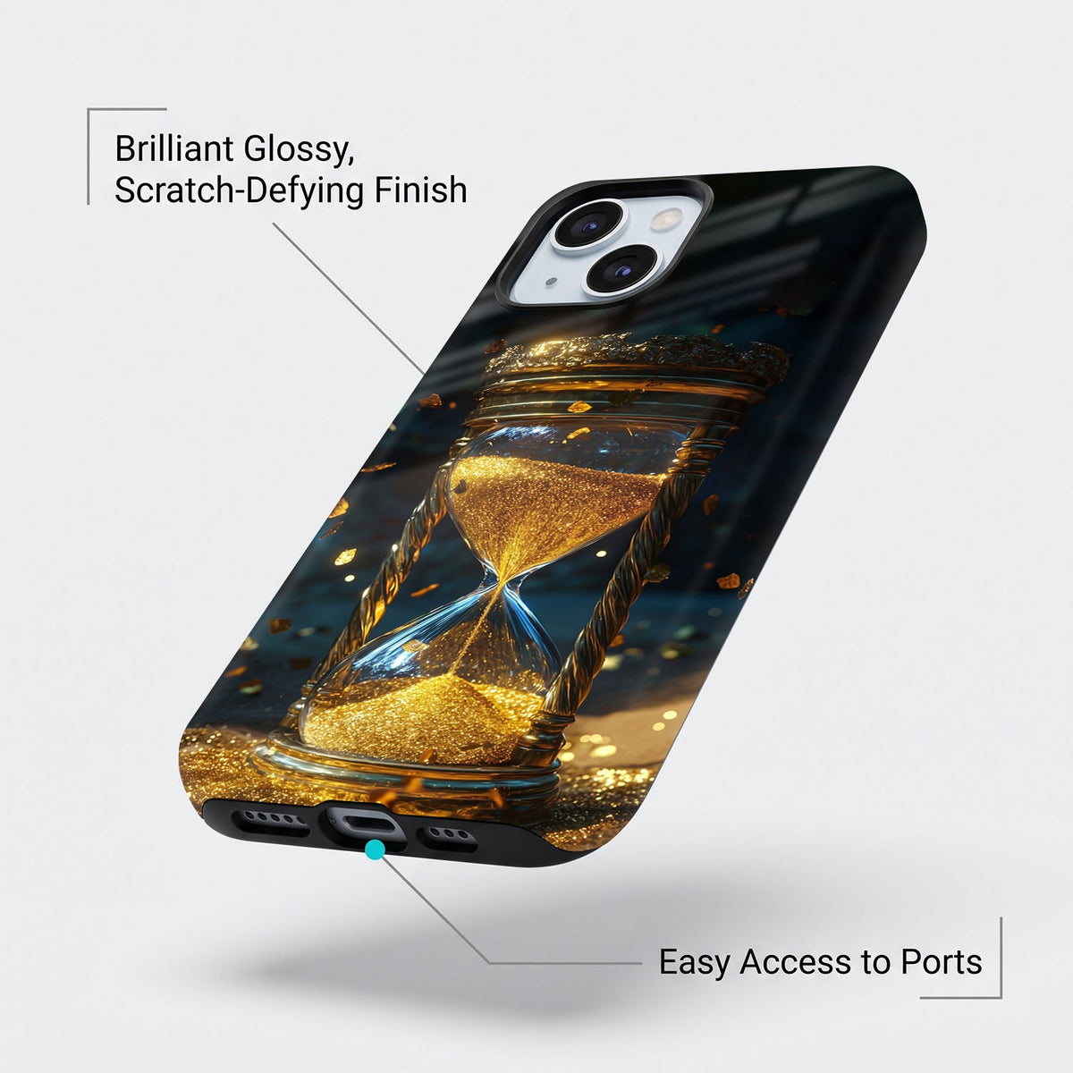 Iphone 15 5G Golden Hour Glass Protective Case