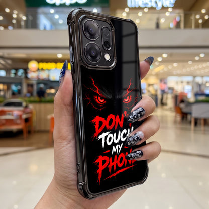Oppo Reno 14 5G Don't Touch My Phone Airbags Printed Back Case