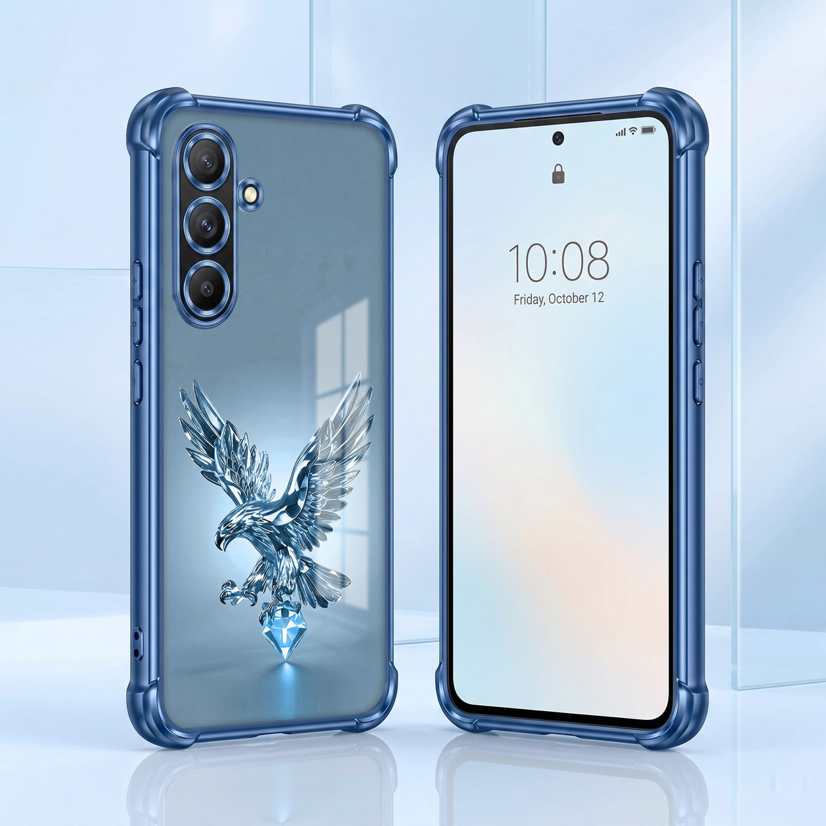 Samsung Galaxy A36 5G Blue Eagle Airbags Printed Back Case