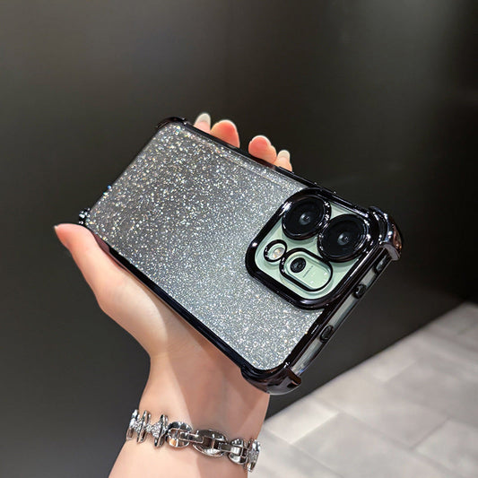 Oppo Reno 14 5G Luxury Shimmer Shockproof Airbag Case