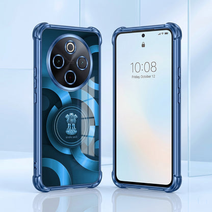 Vivo T4 5G Blue Emblem Airbags Printed Back Case