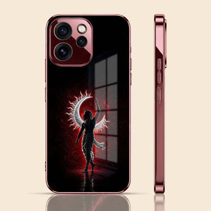 Oppo Reno 15 Pro Mini 5G Crimson Divine Burgundy Electroplated Glass Back Case