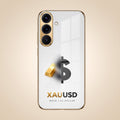 Samsung Galaxy A36 5G Luxury XAU/USD Gold Electroplated Glass Phone Back Case