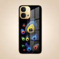 Vivo Y51 Pro 5G Multi-Feather Peacock Gold Electroplated Glass Phone Back Case