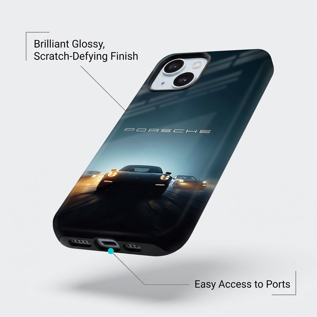 Iphone 15 5G Porsche Luxury Protective Cases