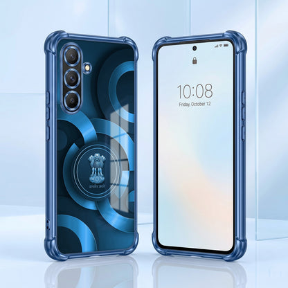 Samsung Galaxy A36 5G Blue Emblem Airbags Printed Back Case
