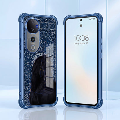 Vivo V40 Pro 5G Premium Royal Horse Airbags Printed Back Case