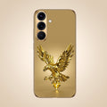 Samsung Galaxy A36 5G Golden Eagle Gold Electroplated Glass Phone Back Case
