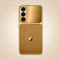 Samsung Galaxy A36 5G Royal Touch Apple Gold Electroplated Glass Phone Back Case