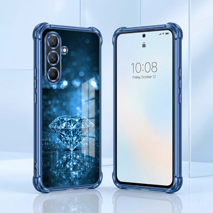 Samsung Galaxy A56 5G Blue Diamond Airbags Printed Back Case