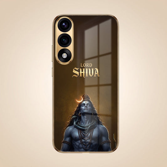 OnePlus Nord 5 5G Lord Shiva Gold Electroplated Glass Phone Back Case