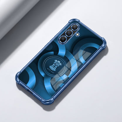 Samsung Galaxy A36 5G Blue Emblem Airbags Printed Back Case