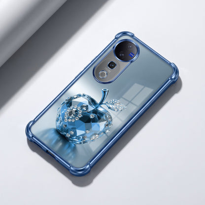 Vivo V40 Pro 5G Blue Apple Airbags Printed Back Case