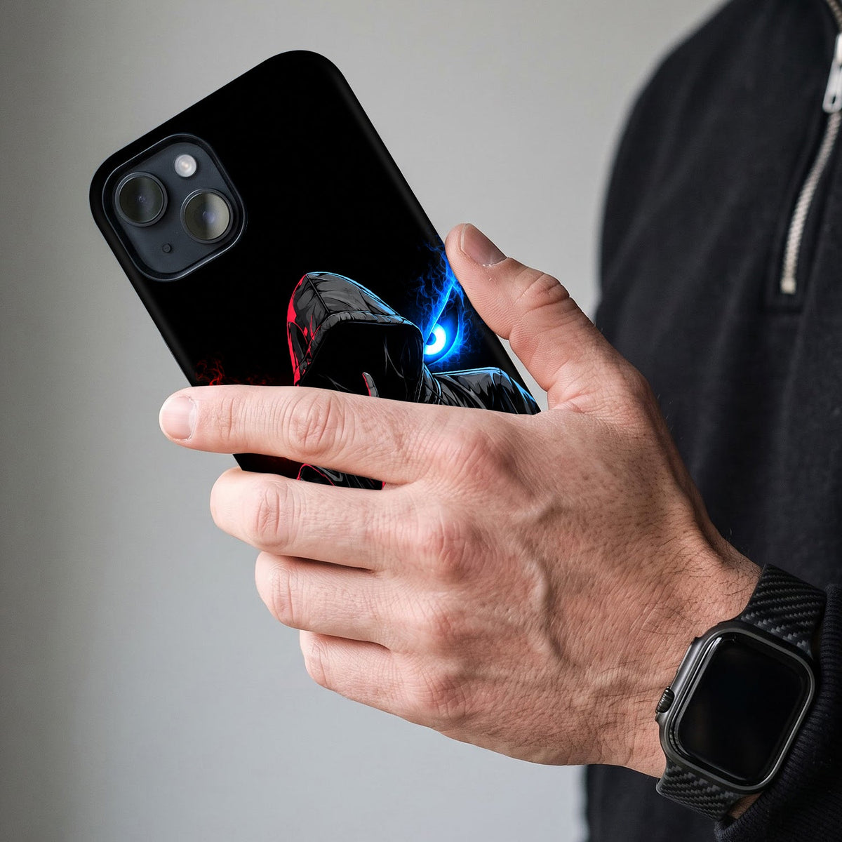 Iphone 15 5G Hooded Shadow Demon Protective Case