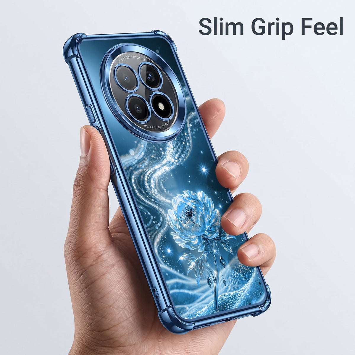 Oppo F29 5G Blue Rose Airbags Printed Back Case