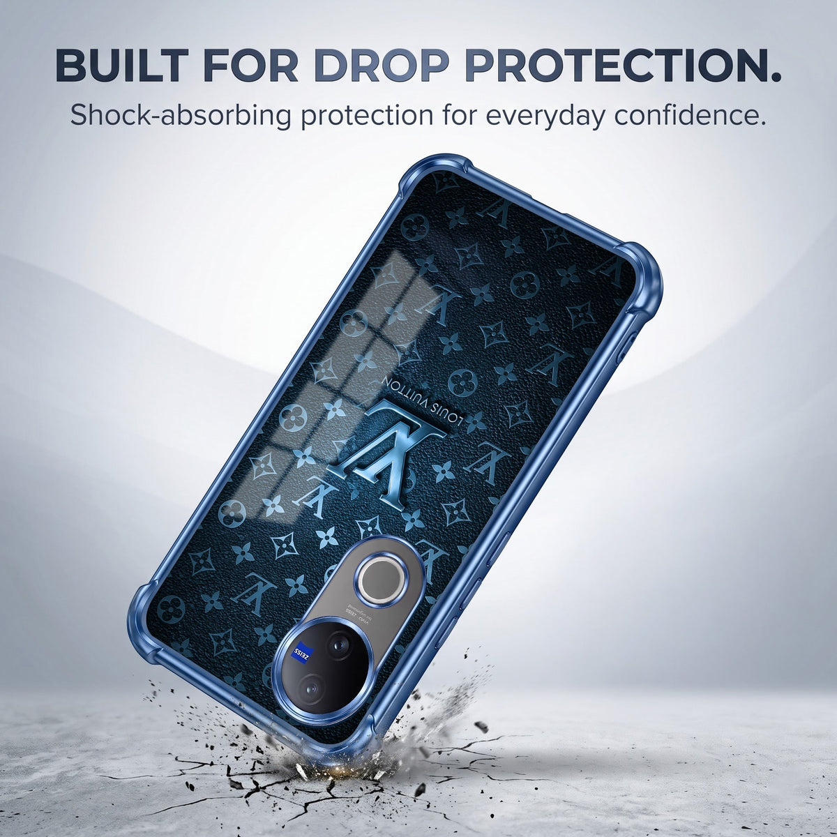 Vivo V50 5G LV Monogram Airbags Printed Back Case