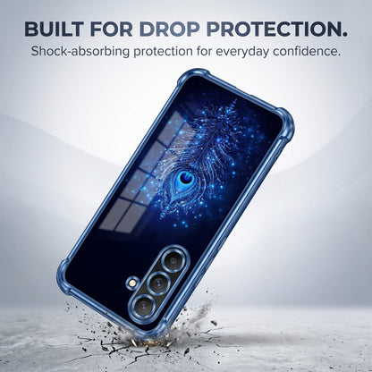 Samsung Galaxy A36 5G Premium Peacock Feather Airbags Printed Back Case