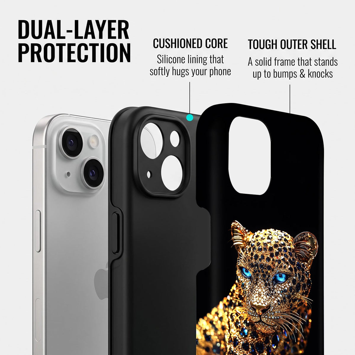 Iphone 15 5G Panther Protective Cases