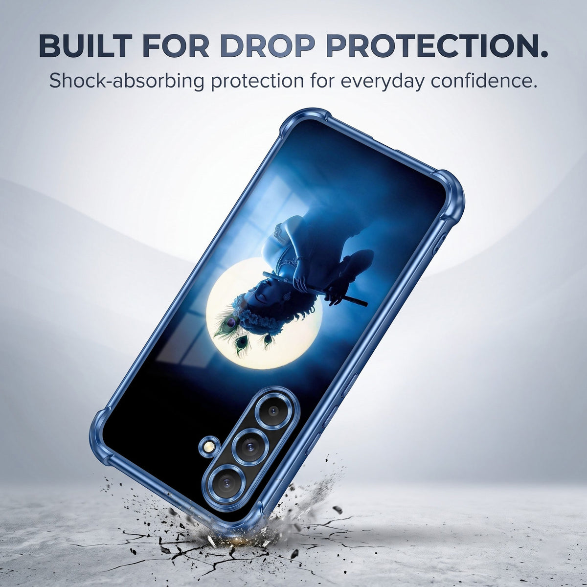 Samsung Galaxy A36 5G Midnight Krishna Airbags Printed Back Case