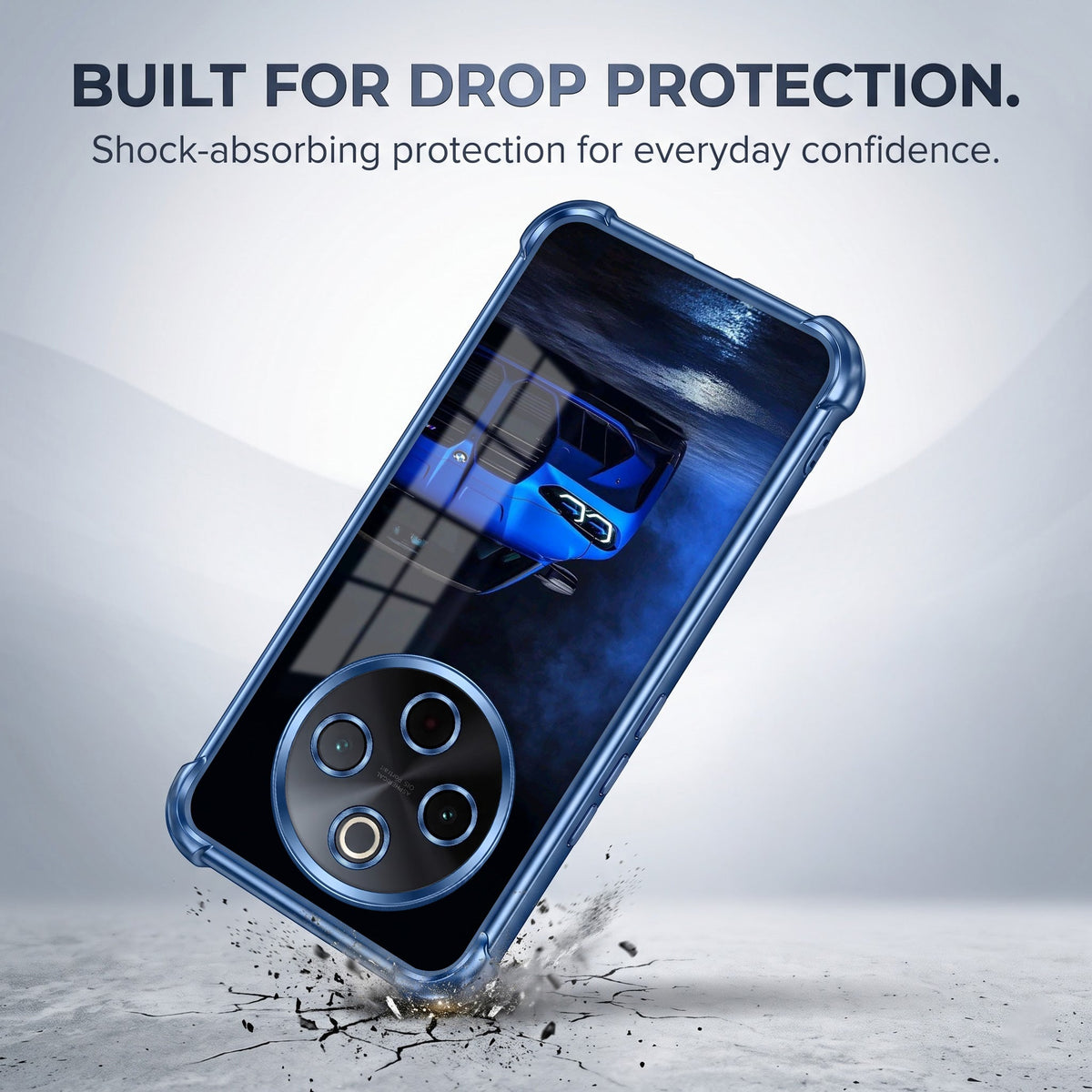 Vivo T4 5G BMW Sport Car Airbags Printed Back Case
