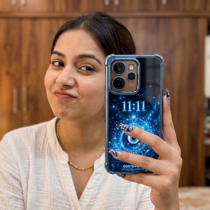 Oppo Reno 15 Pro Mini 5G Premium God’s Plan Evil Eye Airbags Printed Back Case