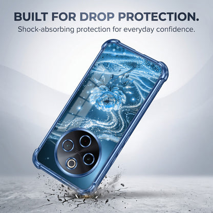 Vivo T4 5G Blue Rose Airbags Printed Back Case