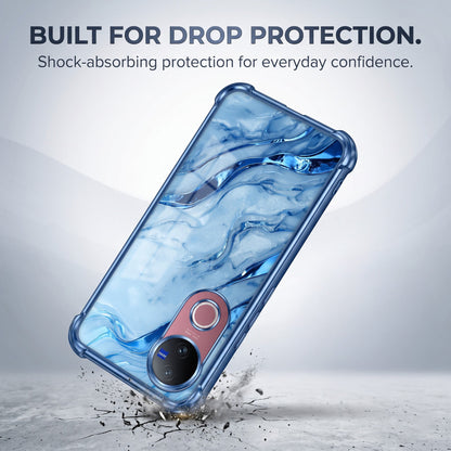 Vivo V50 5G Marvel Texture  Airbags Printed Back Case