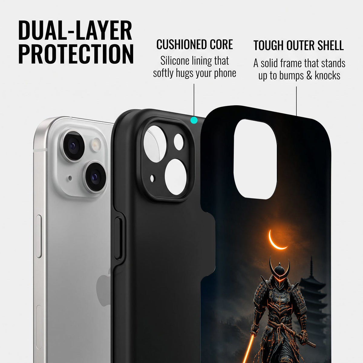 Iphone 15 5G Samurai Warrior Protective Case