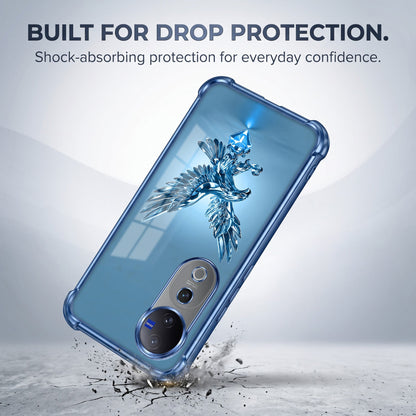 Vivo V40 Pro 5G Blue Eagle Airbags Printed Back Case