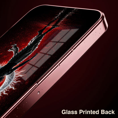 Oppo Reno 15 Pro Mini 5G Crimson Divine Burgundy Electroplated Glass Back Case