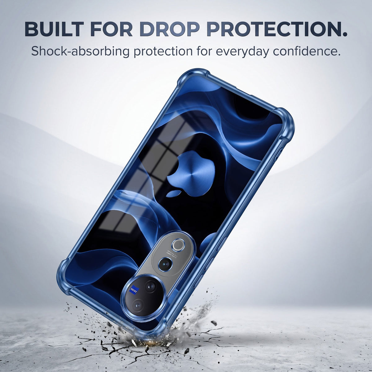 Vivo V40 Pro 5G Premium Wave Airbags Printed Back Case