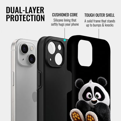 Iphone 15 5G Cute Panda Protective Case