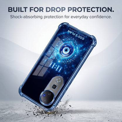 Vivo V40 Pro 5G Premium God’s Plan Evil Eye Airbags Printed Back Case