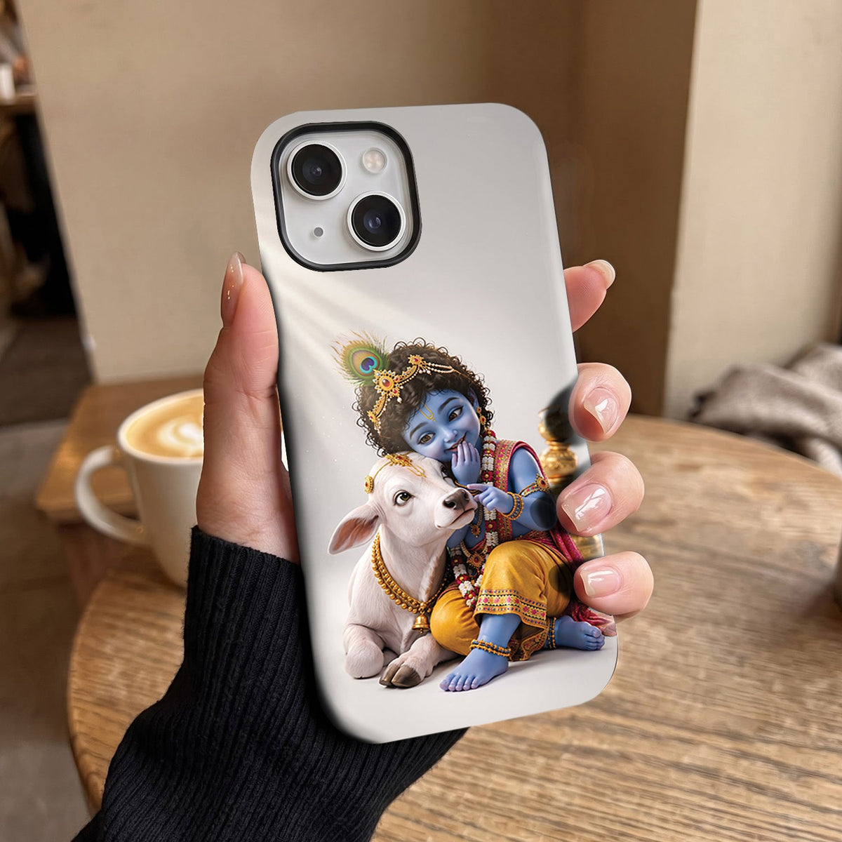 Iphone 15 5G Bal Krishna Blessings Protective Case