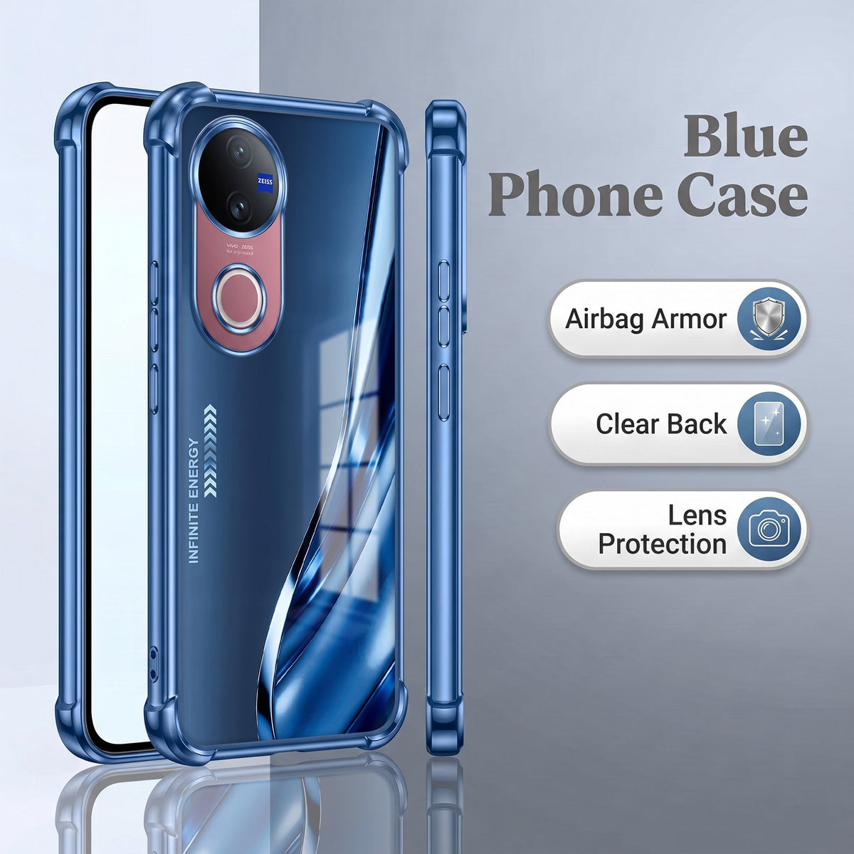 Vivo V50 5G Premium Infinity Energy Airbags Printed Back Case