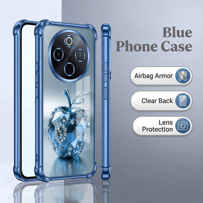 Vivo T4 5G Blue Apple Airbags Printed Back Case