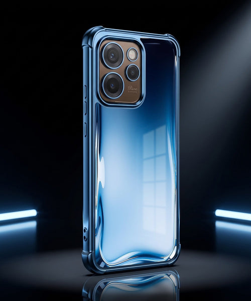 Oppo Reno 15 Pro Mini 5G Premium Crystal Blue Airbags Printed Back Case