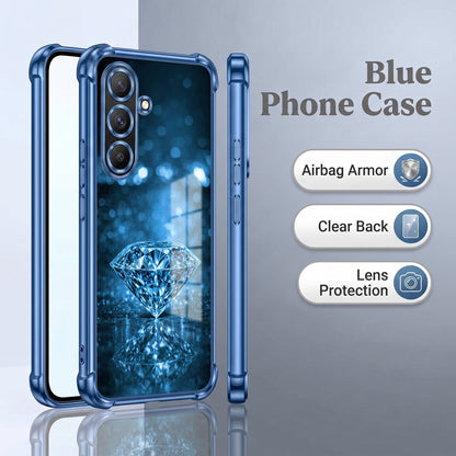 Samsung Galaxy A36 5G Blue Diamond Airbags Printed Back Case